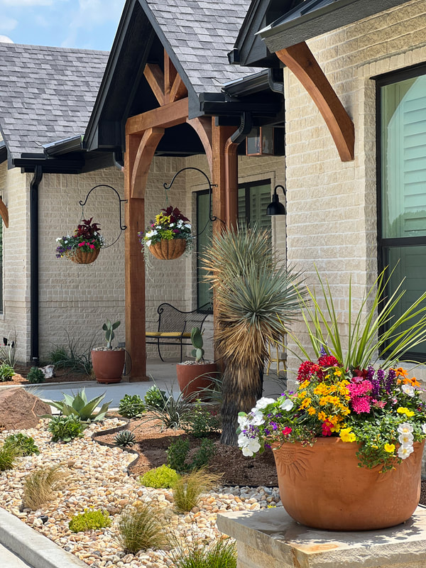 Front Entry Custom Xeriscape Installation